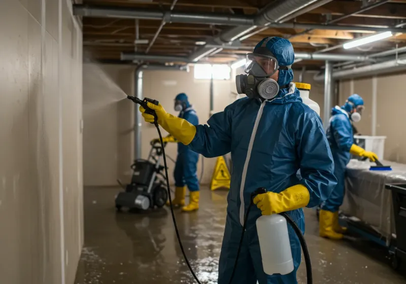 Basement Sanitization and Antimicrobial Treatment process in Henderson, NV