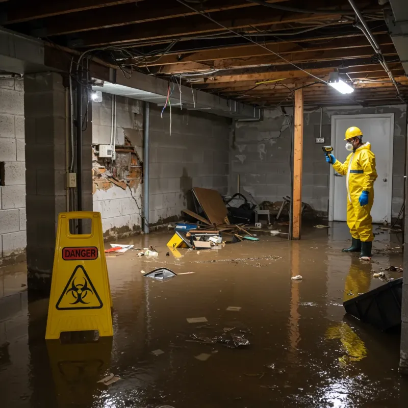 Flooded Basement Electrical Hazard in Henderson, NV Property